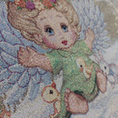 Pannello Gobelin Lurex Angioletti Runner E Centrotavola-4