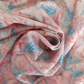 Tessuto Cotone Fabricart Fondale Marino - 0