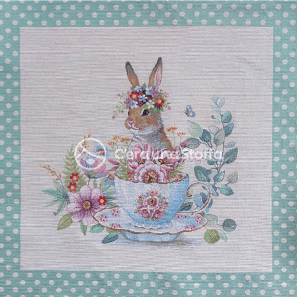 Pannello Gobelin Coniglietti Pois