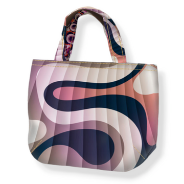 Tessuto Canvas Pannello Borsa Double Face Seta