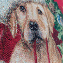 Pannello Gobelin Lurex Cane Ghirlanda-2