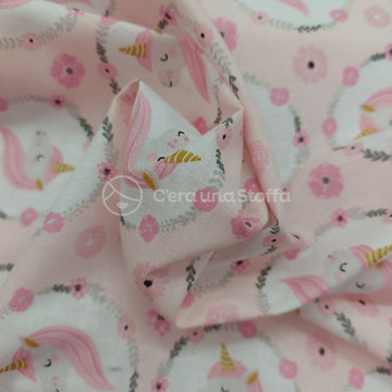 Tessuto Cotone Unicorni - 0