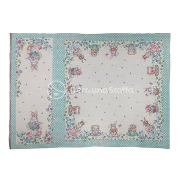 Pannello Gobelin Coniglietti Runner E Centrotavola