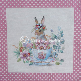 Pannello Gobelin Coniglietti Pois - 0