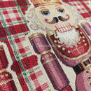 Pannello Gobelin Lurex Schiaccianoci Tovaglietta-2