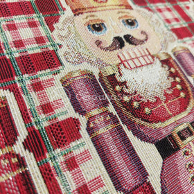 Pannello Gobelin Lurex Schiaccianoci Tovaglietta - 0