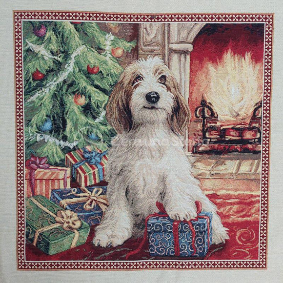 Pannello Gobelin Lurex Cane Pacchi Regalo