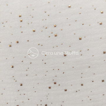 Acquista bianco Mussola Strass