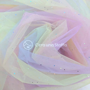 Katia Fabrics Tulle Rainbow Pastel