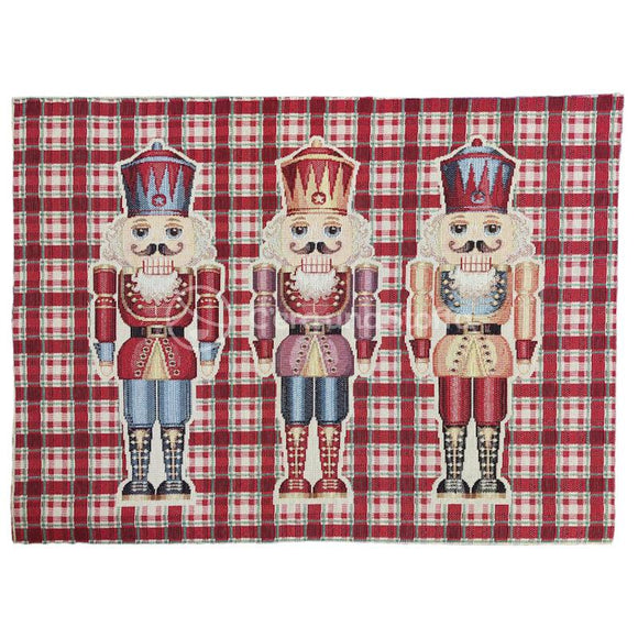 Pannello Gobelin Lurex Schiaccianoci Tovaglietta