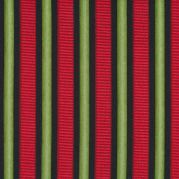 Cotone Americano Righe Scarlet's Garden Nero