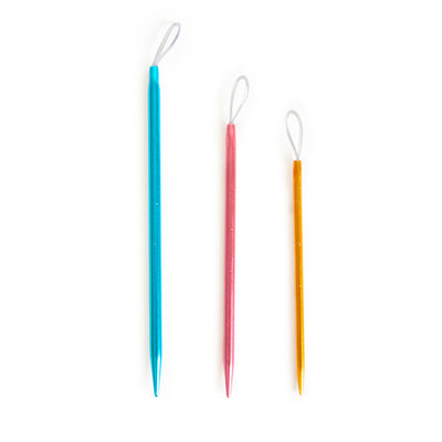 Katia Set 3 aghi Lana Con Occhiello Nylon