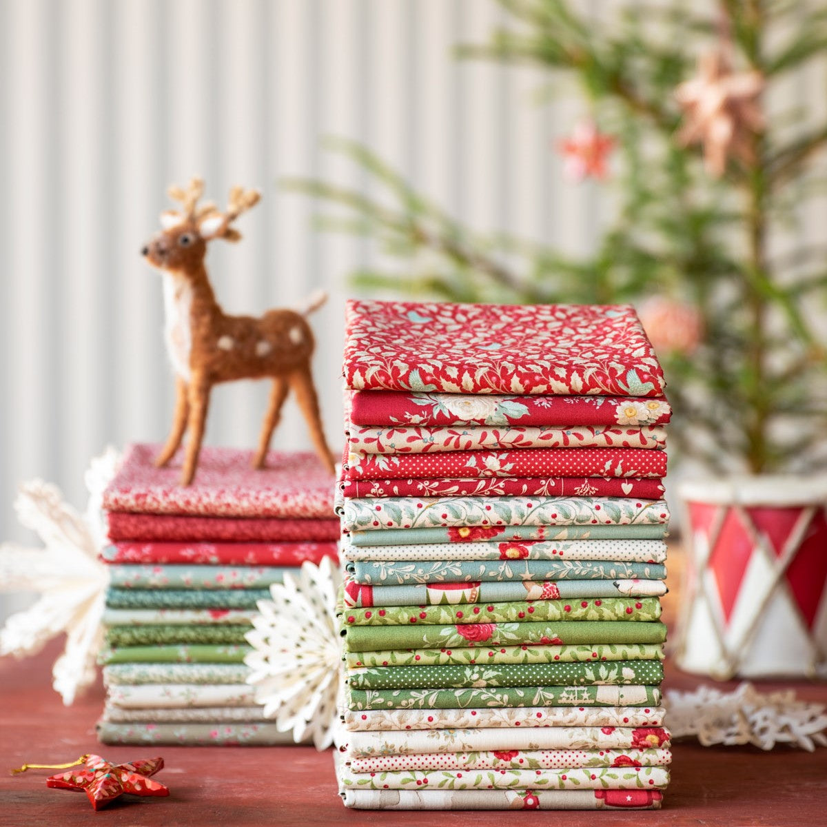 Tessuto Cotone Americano Tilda Merry Little Christmas Bundle All Collection - 0