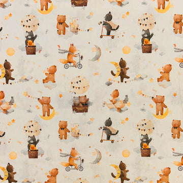 Tessuto Cotone Skybear