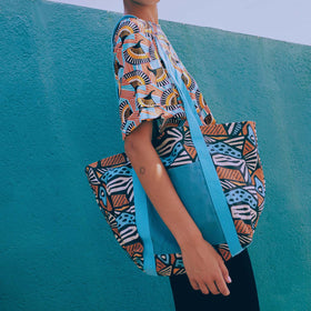 Tessuto Canvas Cotton 80z Africa Wax - 0