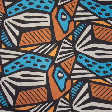Tessuto Canvas Cotton 80z Africa Wax