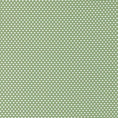 Tessuto Cotone Americano Emma Green Dots