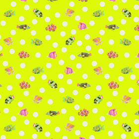 Acquista seagrass-giallo-lime Tessuto Tula Pink Floral Reef Cotone Americano School Crossing
