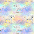 Tessuto Cotone Americano Unicorn & Stars-1