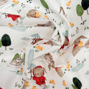 Tessuto Cotone Bunny Rainy Day – Coniglietti e Paperelle-2
