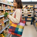 Tessuto Cover Fabric Print 50gr Multicolor Checks  Katia Fabrics-7