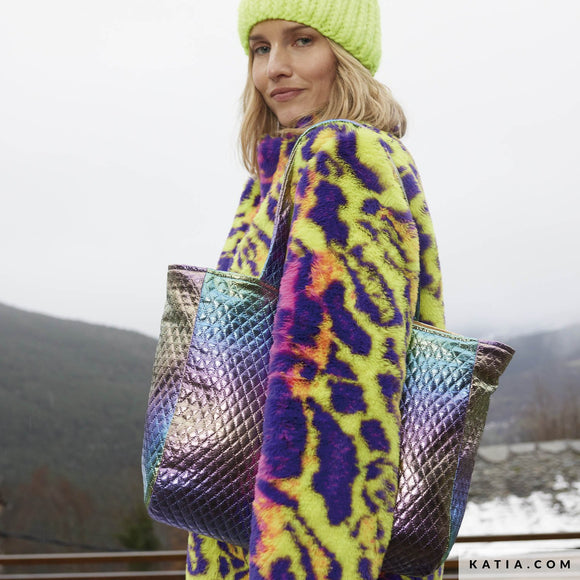 Katia Fabrics Pellicciotto Fluor Animal Print