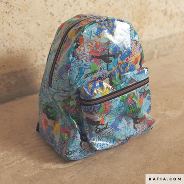 Tessuto Cotton Laminated PU Hip Hop Katia Fabrics - 0