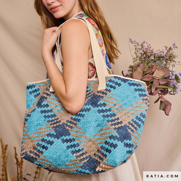 Tessuto Zig Zag PU Leather Katia Fabrics