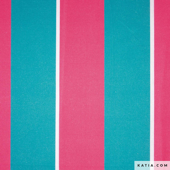 Tessuto Canvas Cotton 80Z Beach Stripes Katia Fabrics