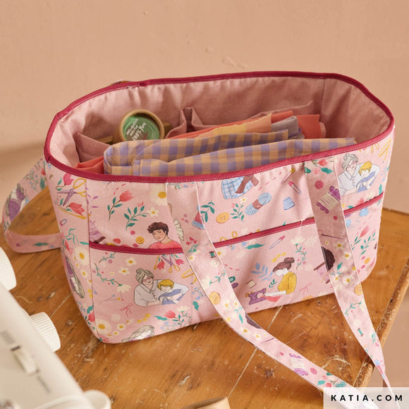 Tessuto Canvas Cotton 80Z Happy Handmade