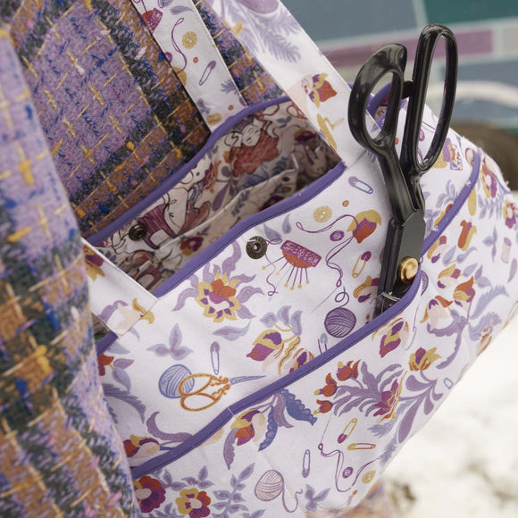 Tessuto Canvas Cotton 80Z Purple Rights