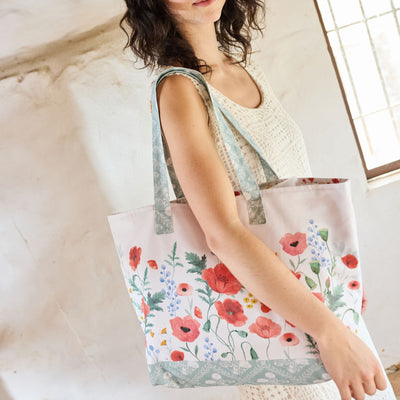 Pannello Canvas Cotton 80Z - Borsa Papaveri - 0