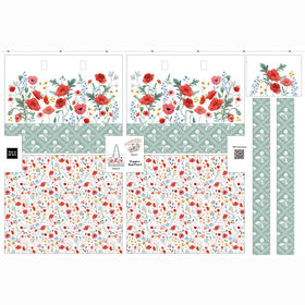 Pannello Canvas Cotton 80Z - Borsa Papaveri