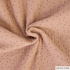Katia Fabrics Mussola Sea Lion Dots - 0