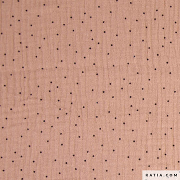 Katia Fabrics Mussola Sea Lion Dots