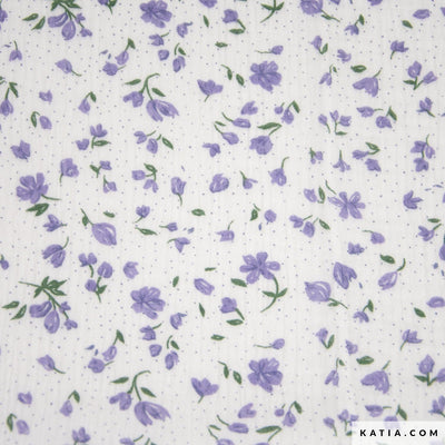 Katia Fabrics Mussola Nordic Flower