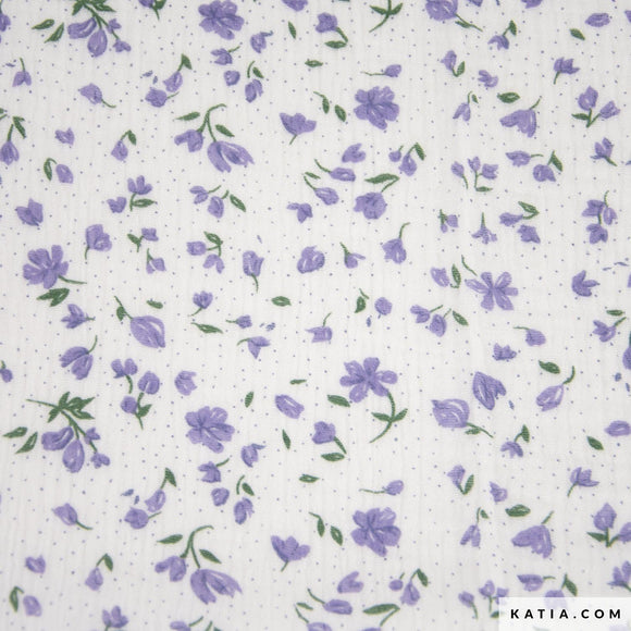 Katia Fabrics Mussola Nordic Flower