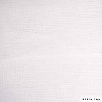 Acquista bianco-ecru Katia Fabrics Mussola Solid - Tinta Unita