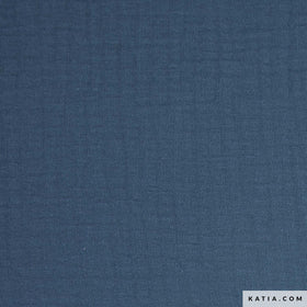 Acquista tourmaline-blue Katia Fabrics Mussola Solid - Tinta Unita