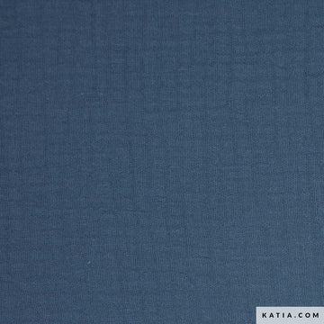 Acquista tourmaline-blue Katia Fabrics Mussola Solid - Tinta Unita