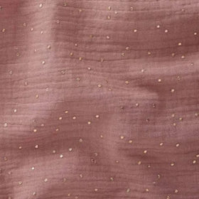 Acquista rosa-antico Mussola Strass