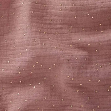 Acquista rosa-antico Mussola Strass