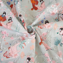 Tessuto Popeline Geisha Sakura-2