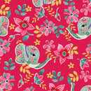 Tessuto Popeline Indian Elephants-1