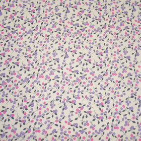 Tessuto Popeline Leggero Cherry Fluor