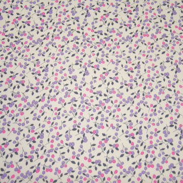 Tessuto Popeline Leggero Cherry Fluor