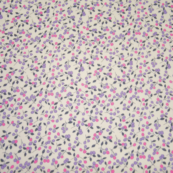 Tessuto Popeline Leggero Cherry Fluor