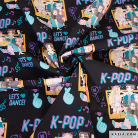 Tessuto Popeline K-Pop - 0