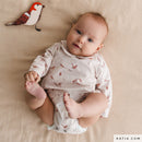 Tessuto Popeline Cotone Little Birds-4