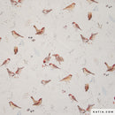 Tessuto Popeline Cotone Little Birds-1